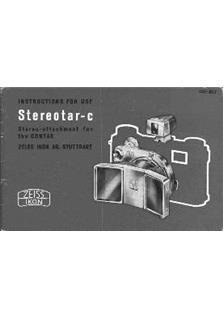 Zeiss Ikon Stereo manual. Camera Instructions.